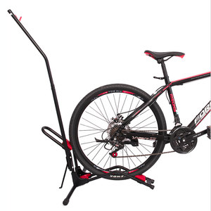 Support de présentation de vélo 3-en-1 en acier robuste, réglable, multifonctionnel, détachable, pour montage au sol, support de stationnement et de réparation, finition poudrée - Product Image 5