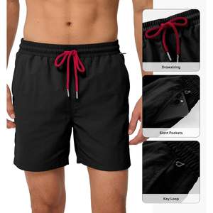 2025 Lightweight <b>Mens</b> Swim Trunks Summer Sports Beach <b>Shorts</b> with Mesh Lining Polyester and Nylon Material - Product Image 6