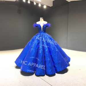 2022 elegante Europeo Americano sueño princesa vestido de novia estilo modesto nueva novia hecho a mano diamante diseño musulmán mujeres tela - Product Image 6