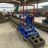 Machine mobile de fabrication de briques en ciment 2-45, petite machine à briques sans palette, pour des économies importantes