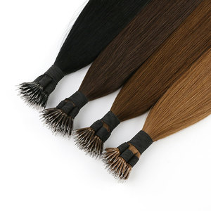 Extensions de cheveux naturels indiens Remy Piano Nano Tip, sans couture, livraison directe - Product Image 1