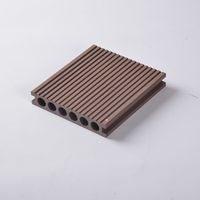 Revêtement de terrasse WPC antidérapant à installation facile, système de fixation par clic, co-extrusion, pour extérieur, vente en gros