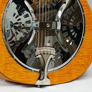 Guitare résonnante vintage DB-25 FR avec accastillage chromé pour Blues et Folk – Vente directe usine - Product Image 5