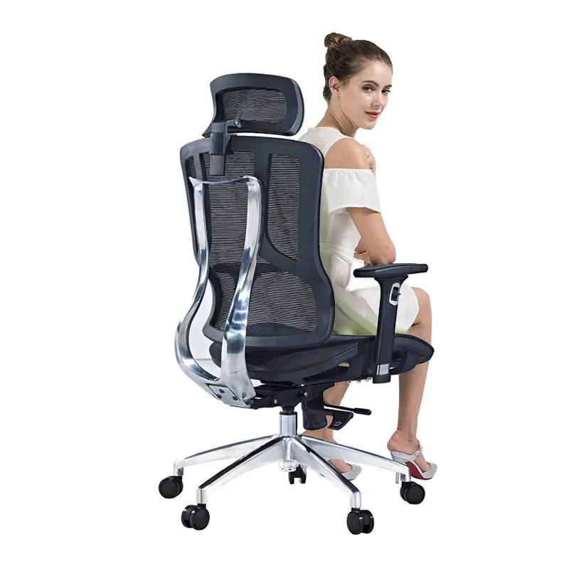 2024 Low Price High End Nice Official Chairs Executive Ergonomic Armchair Work Boss Full Mesh Office Chair