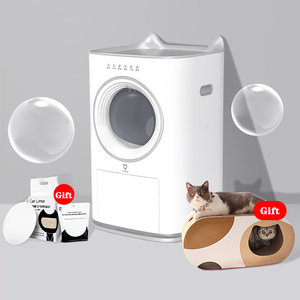 Toilet Electric Cleaner Automatic Odor Removal Intelligent Fully Enclosed Cats Toilet Electric Cleaner Cat Litter Box