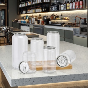 Empty 450ml 500ml 700ml PET Transparent <strong>Plastic</strong> <strong>Bottles</strong> with Easy Open Lid for Soft Drinks Milk Tea Coffee <strong>Beer</strong> Water Beverages - Product Image 3