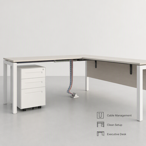 <span class=keywords><strong>Muebles</strong></span> de Oficina, Mesa Moderna de Madera para Oficina General - Product Image 5