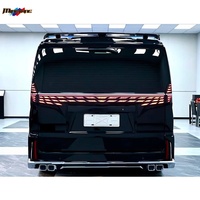 Kit carrosserie VF60 Master Edition pour Toyota Hiace 300 2019-2023, mise à niveau au look Vellfire, pare-chocs, calandre, capot, phares LED