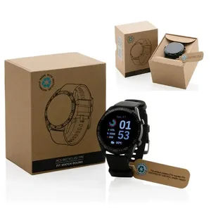 Montre connectée en TPE recyclé, gadgets durables - Product Image 3