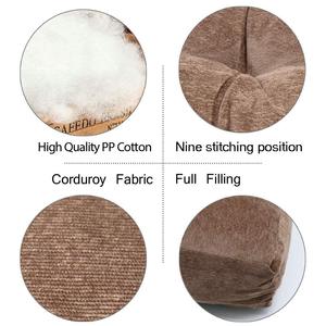 DaiRui solido cuscino di seduta quadrato velluto a coste cuscino cuscino del sedile Tatami cuscino per lo Yoga meditazione soggiorno - Product Image 3