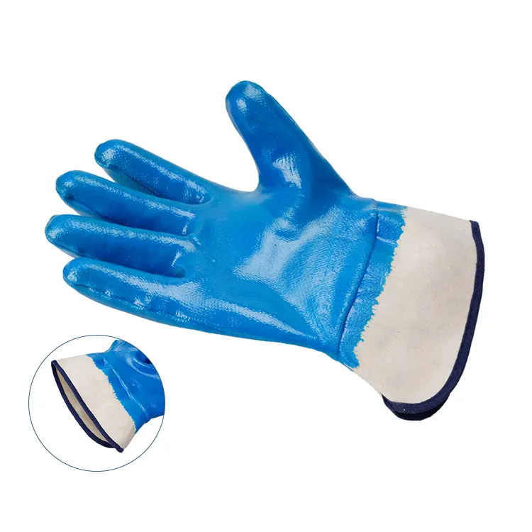 Gute Qualität Arbeit Hoch leistungs nitril beschichtete Hand käufer handschuhe