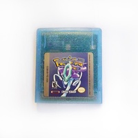 Cartouche de jeu RTC Flash Cart Silver Version USA Gold Crystal Version pour GBc