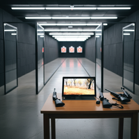 Jeu de tir interactif par projection avec pistolets jouets réalistes, armes à feu virtuelles, pistolas, jeux d'arcade multi-joueurs, machines de tir