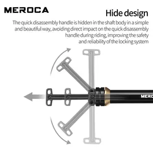 Axe traversant pour vélo <span class=keywords><strong>de</strong></span> route et <span class=keywords><strong>VTT</strong></span> ultra-léger en alliage d'aluminium 12/15 mm, à dégagement rapide, axe caché, axe traversant pour <span class=keywords><strong>roue</strong></span> <span class=keywords><strong>de</strong></span> vélo à dégagement rapide - Product Image 4