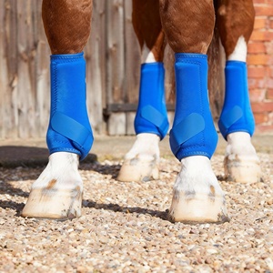 <span class=keywords><strong>Liberté</strong></span> de mouvement Bottes de protection de jambe de <span class=keywords><strong>cheval</strong></span> équestre en néoprène Protections non restrictives Polo Wraps - Product Image 2