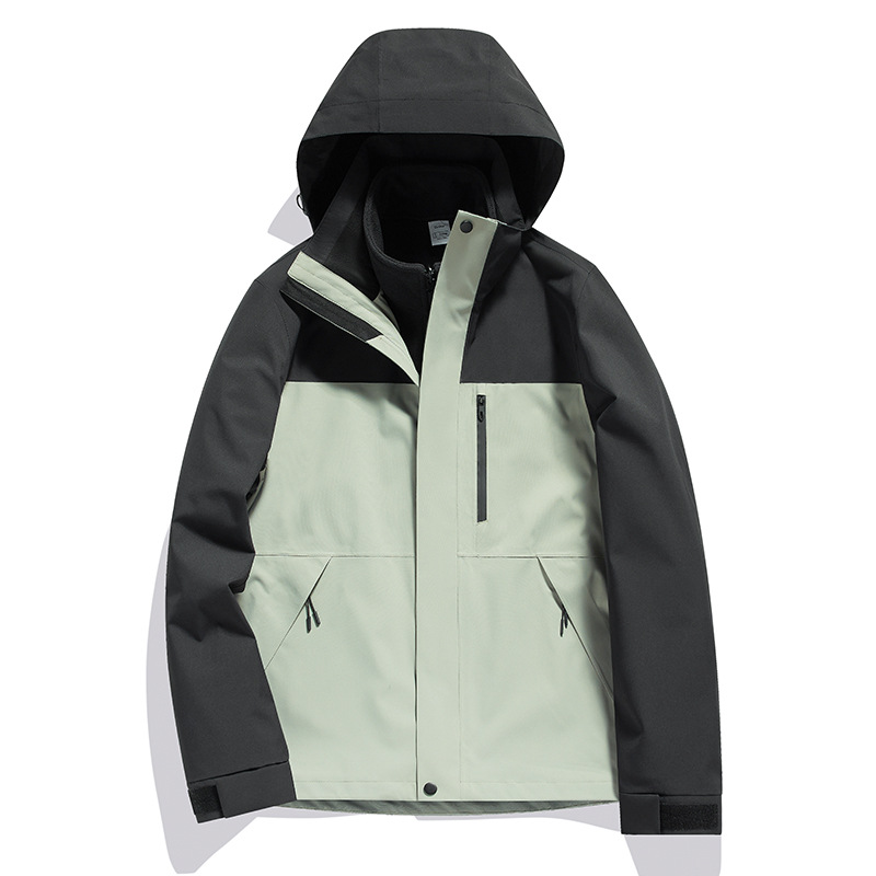 Light Olive Green & Black
