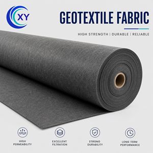 Tissu <span class=keywords><strong>géotextile</strong></span> non tissé en polypropylène pour le contrôle de l'érosion, <span class=keywords><strong>largeur</strong></span> 4m et <span class=keywords><strong>6m</strong></span>, pour canaux fluviaux et bassins aquacoles - Vente en gros - Product Image 1
