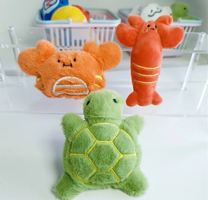 Mini jouet à mâcher en peluche pour chien, dessin animé, avec son - Product Image 3