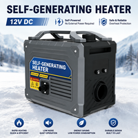 Chauffage de stationnement portable 12V 5KW auto-alimenté, chauffage à air diesel pour tente, chauffage diesel mobile auto-alimenté pour camping-car, camion, caravane