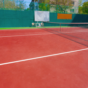 หญ้าเทียมสำหรับสนามเทนนิส LFL Red Grass Professional ทนไฟ ป้องกันสิ่งแวดล้อม ทนทาน กันน้ำ - Product Image 6