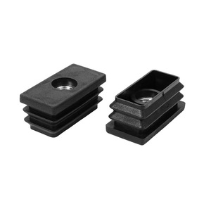 Rectangular Tube Plug M8x20x40 Plastic Furniture <b>Leg</b> End Cap <b>Sofa</b> Minimalist Design Easy Installation - Product Image 3