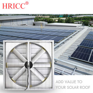 Ventilateur axial de refroidissement à <span class=keywords><strong>air</strong></span> mural personnalisable <span class=keywords><strong>Extracteur</strong></span> de <span class=keywords><strong>serre</strong></span> avec ventilation industrielle à énergie solaire OEM ODM pris en charge - Product Image 1