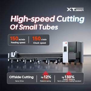 XT LASER TK Metal redondo tubo cuadrado corte 3000W máquina de corte por láser para corte por lotes tubos pequeños componentes de núcleo - Product Image 6
