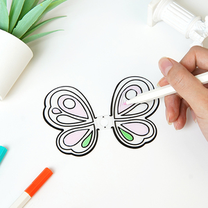 Fai da te Kit di pittura giocattolo di artigianato dipingi i tuoi Suncatchers <span class=keywords><strong>farfalla</strong></span> 3D crea i tuoi Kit di arte per finestre per bambini - Product Image 4