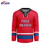 Maillots de hockey personnalisés originaux et amusants en sublimation, fabriqués en usine, pour le hockey sur glace, Montréal, Canada