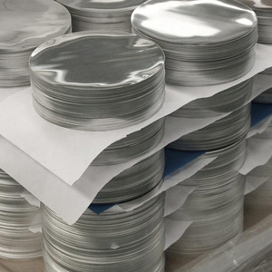 Hoja redonda de aluminio de 0,5mm reflectante 1060 H14 esquina redonda para olla - Product Image 1