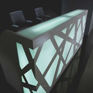 <span class=keywords><strong>Comptoir</strong></span> de réception LED personnalisé de grande taille, design élégant, pour bureau, hôtel, clinique, banque, <span class=keywords><strong>magasin</strong></span> de détail - Product Image 6
