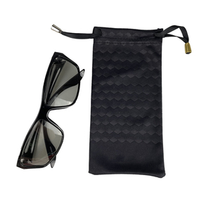 Chất lượng cao biểu tượng tùy chỉnh in đen kính Pouch Kính mát Bụi Túi Kính Túi sợi nhỏ Kính mát Pouch - Product Image 2