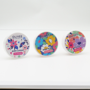 Set de Regalo 3 en 1 para el Cuidado del Cuerpo y Baño, con Loción Corporal, <span class=keywords><strong>Exfoliante</strong></span> y Sal de Baño, Sin Sulfatos, Aroma Floral, Marca Privada OEM, para Spa Femenino - Product Image 5