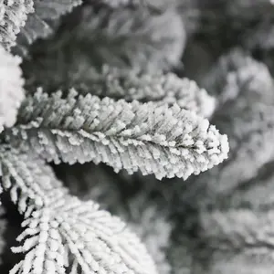 ต้นคริสต์มาส PE พีวีซีผสม7ft กันไฟ2023ต้นคริสต์มาสเทียมกันหิมะหนา - Product Image 3