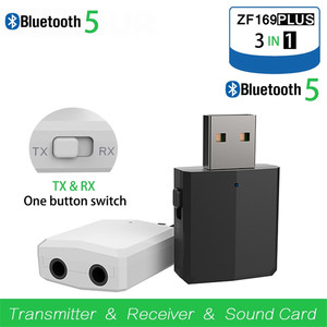 ZF-169plus <span class=keywords><strong>Dongle</strong></span> <span class=keywords><strong>USB</strong></span> <span class=keywords><strong>Bluetooth</strong></span> <span class=keywords><strong>USB</strong></span> 3.5MM Émetteur et Récepteur Audio 3 en 1 Adaptateur <span class=keywords><strong>Bluetooth</strong></span> 5.0 pour Ordinateur, Playstation, Téléviseur - Product Image 3