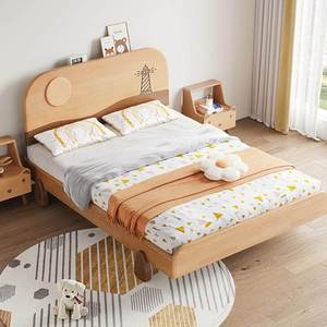 Letto per Bambini in Legno Massello Stile Nordico - Comodo, Durevole e di Alta Qualità per Camere da Letto di Ragazzi e Ragazze - Product Image 4