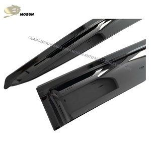 Tiêm cửa sổ visor cho ford ranger t9 2022 + new pickup tự động vent visor thời tiết lá chắn làm lệch hướng gió breaker mưa bảo vệ - Product Image 4