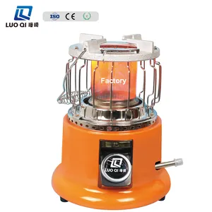 2 In 1 Portable Outdoor Mini Gas Heater And Stove Piezoelectric Ignition For Camping Ice Fishing Hiking