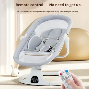 <span class=keywords><strong>Culla</strong></span> <span class=keywords><strong>Elettrica</strong></span> Oscillante per Neonati con Design Multifunzionale Calmante e Posizione Orizzontale - Product Image 4
