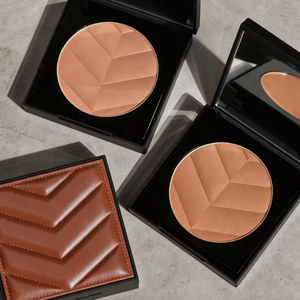 Bronceador Vegano Original al por Mayor, Polvo Compacto de Acabado Mate <span class=keywords><strong>para</strong></span> Contorno Facial, Maquillaje de Marca Privada OEM ODM - Product Image 1