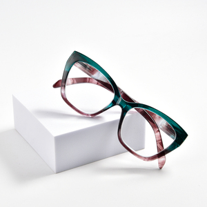 Occhiali <span class=keywords><strong>da</strong></span> Lettura Cat Eye per Donne, Oversize Trendy con Montatura Leopardata, Lenti PC Confortevoli, Occhiali Ingrandenti Pronti per la Spedizione - Product Image 2