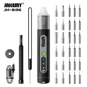<span class=keywords><strong>Tournevis</strong></span> électrique intelligent JAKEMY JM-8196 35-en-1, couple large de 1 N.m, 4 vitesses, rechargeable USB-C, kit portable DIY - Product Image 3