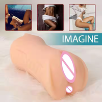 Produit phare en gros : Godet de masturbation masculin monobloc à trois canaux, modèle 'Airplane Cup', pour stimulation orale, jouet sexuel pour hommes