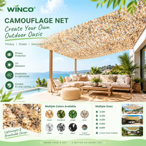 Filet de <span class=keywords><strong>camouflage</strong></span> jaune sable résistant aux UV, toile d'<span class=keywords><strong>ombrage</strong></span> pour clôture de jardin, patio, pergola, balcon, écran d'intimité pour cour arrière, tissus pour auvents - Product Image 1