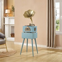Tourne-disque vinyle mini pour disques LP, style rétro, fonctionnalité classique, fabriqué en Chine