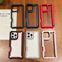 Hybride 2 couches TPU PC antichoc 360 protéger coque de téléphone portable pour IPhone 17 AIR 16 Pro Max 15 14 Plus 13 12 11 Xr Coque