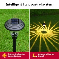 Lampes solaires de jardin multicolores, étanches, LED, pour l'éclairage des rues et des paysages, pour villa extérieure, cour, indice de protection IP65