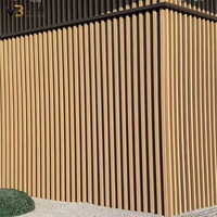 Panneau de bardage architectural en aluminium, tube carré décoratif, pour mur rideau extérieur, résistant aux intempéries, avec persiennes