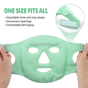 Ice Pack Reduce Face Puff Dark Circles Gel Beads Hot Heat Compress Pack Cooling Face Eye Mask