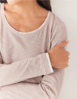 2026 Maßgeschneidertes Damen Bio-Hanf-Polyester Freizeit-Crop-Top mit Langen Ärmeln Umweltfreundlich Atmungsaktiv Anti-Pilling Frühling/Sommer Privat